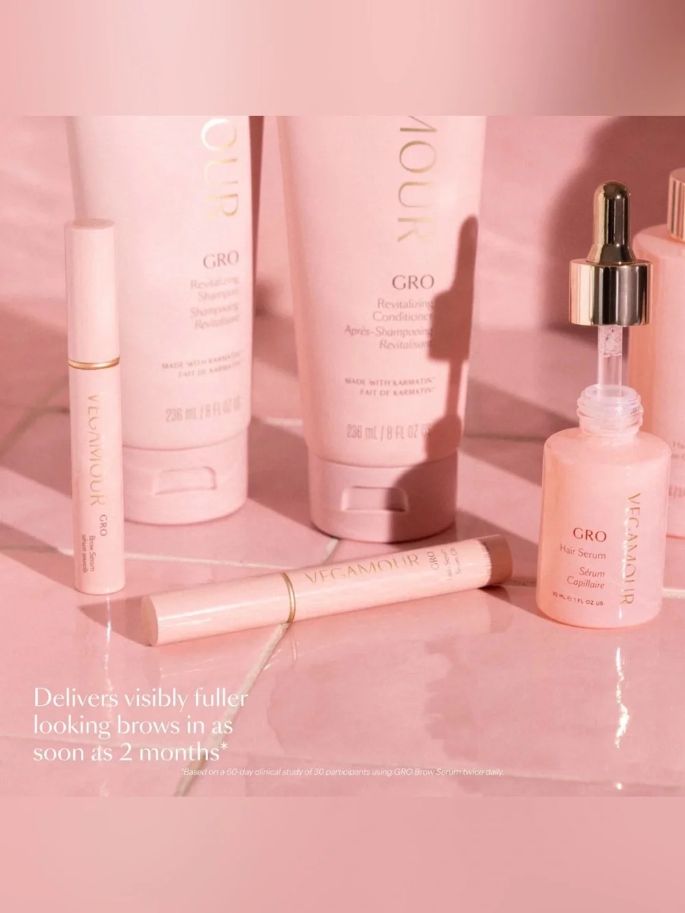 NEW: VEGAMOUR GRO Brow Serum - Blush Pink bought 8/10